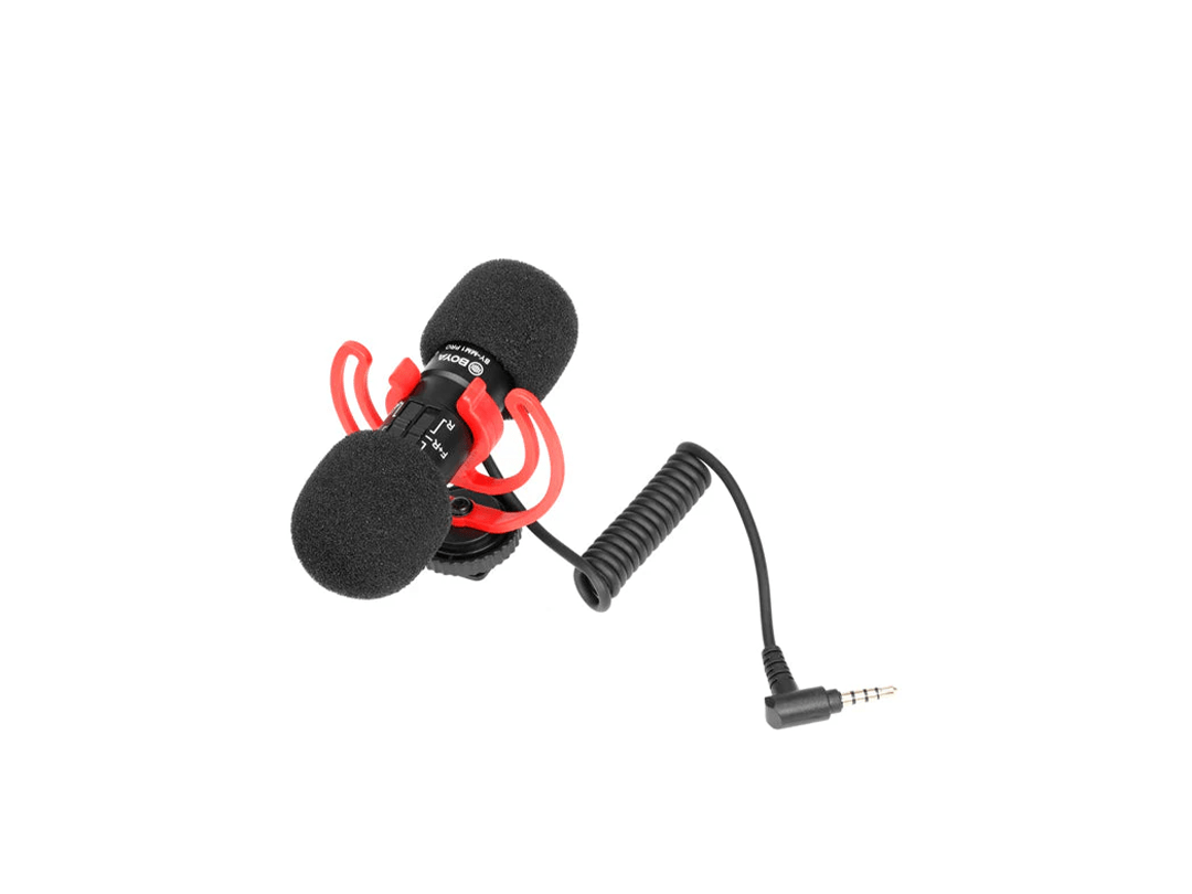 Boya BY-MM1 Pro Dual-Capsule Condenser Microphone in Qatar Boya BY-MM1 Pro Dual-Capsule Condenser Microphone in Qatar